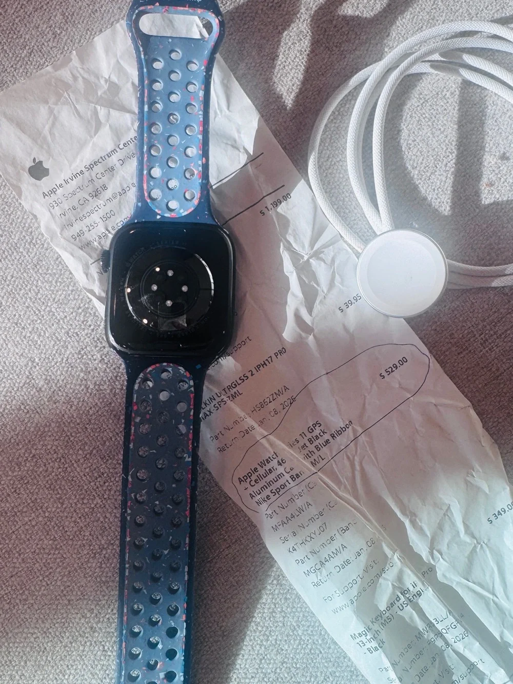 Apple charging breathable complements